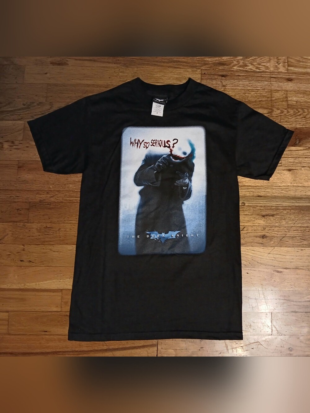 vintage Joker So Serious t-shirt Deadstock New Dark Knight Tag Batman Superman